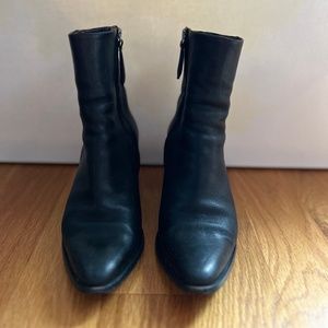 Leather ankle boots Massimo Dutti 38